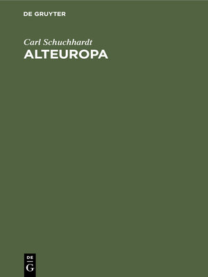 cover image of Alteuropa